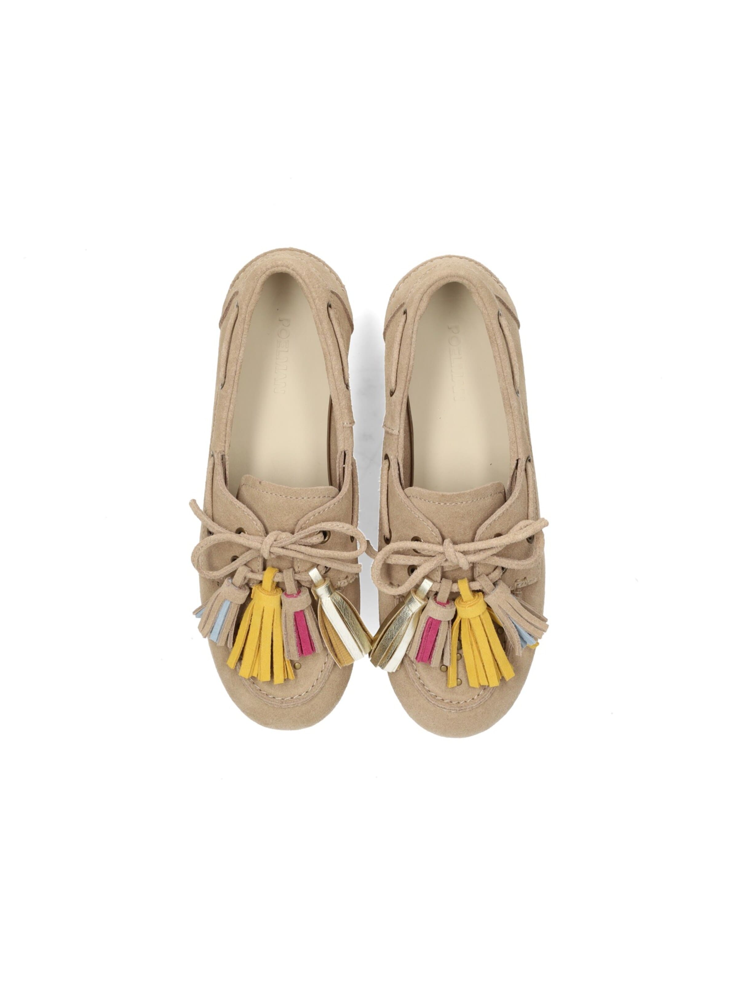 Poelman Instappers 'Poelman ANNE Damen Loafer' in Beige