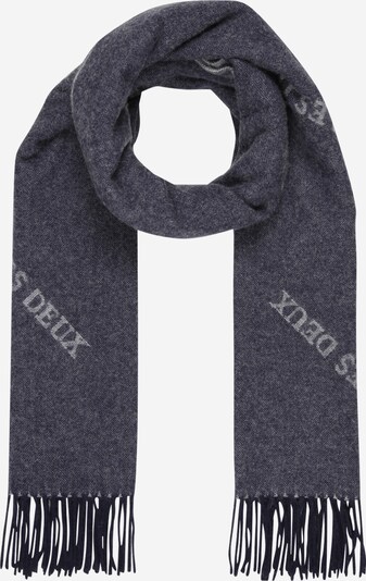 Les Deux Scarf 'Intarsia' in Dusty blue / Grey, Item view