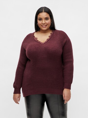 Pull-over 'VIFESTA' EVOKED en rouge : devant