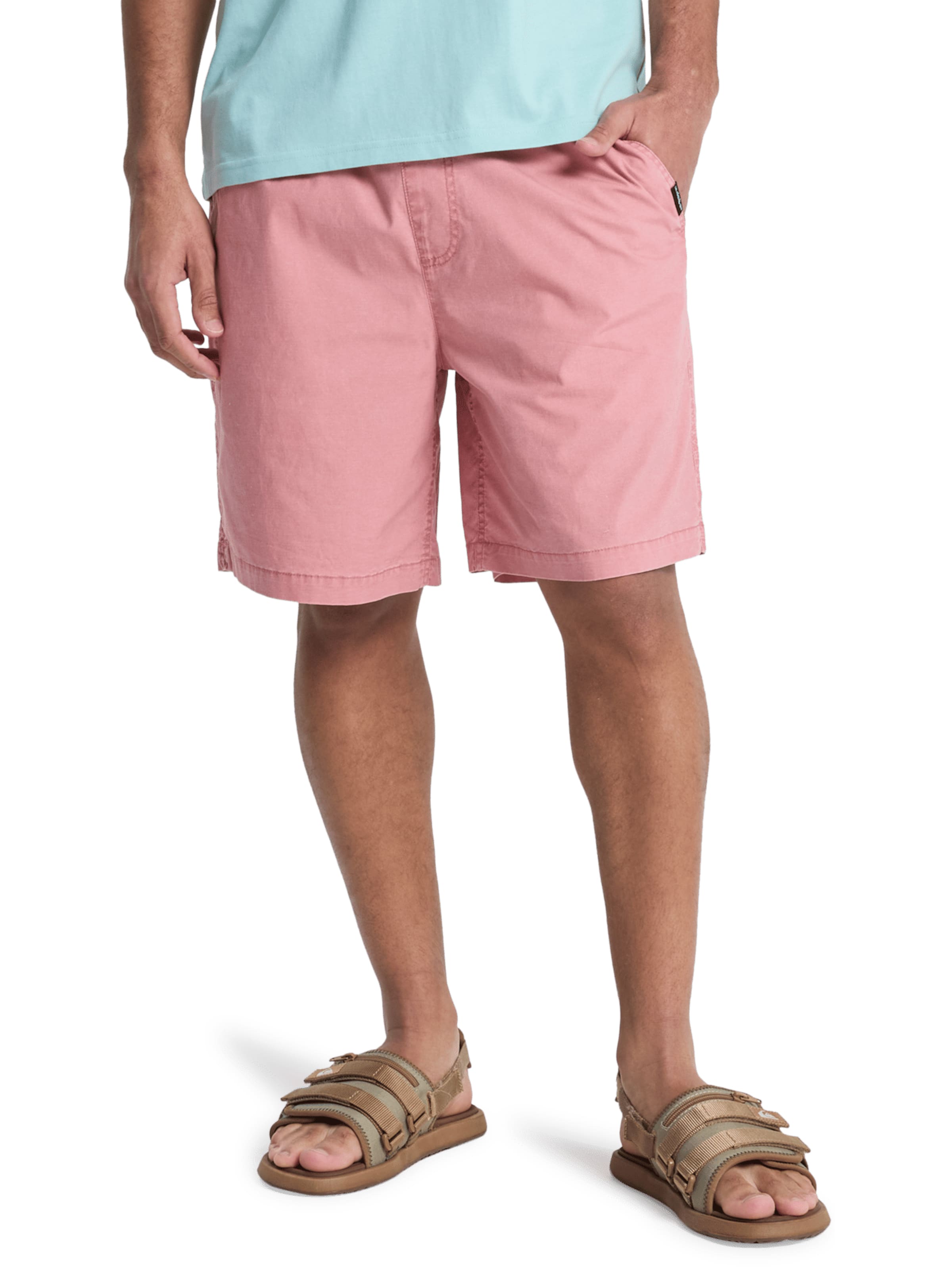 QUIKSILVER Workout Pants 'Taxer' in Pink