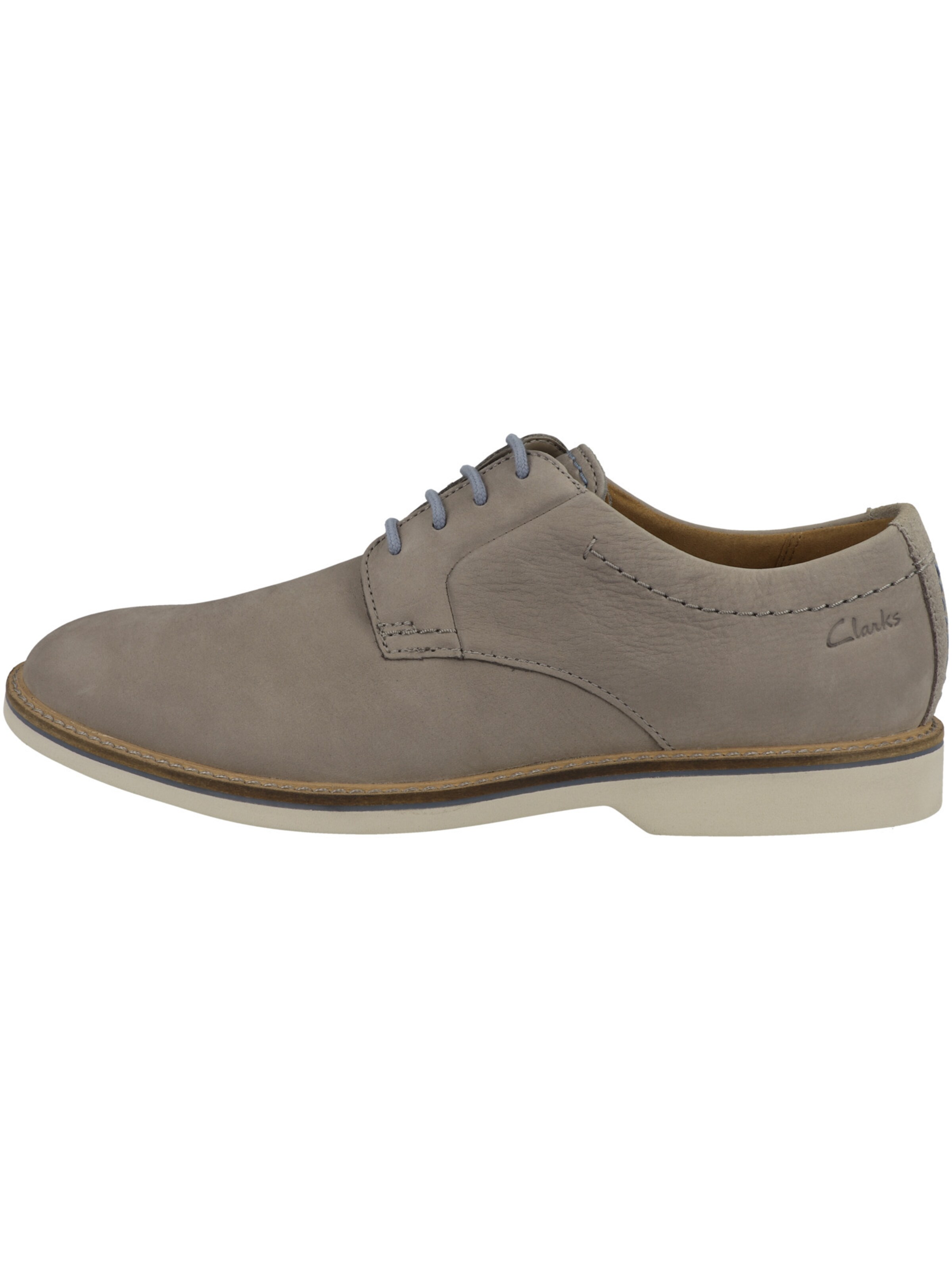 Scarpa stringata 'Atticus' di CLARKS in grigio
