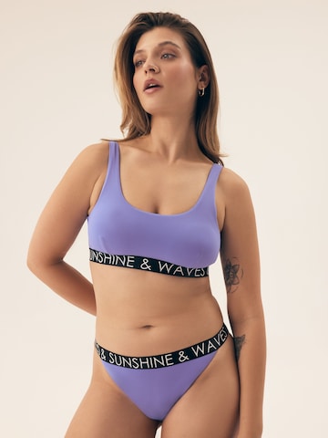 ESOTIQ Bikini Top 'Summervibes' in Blue
