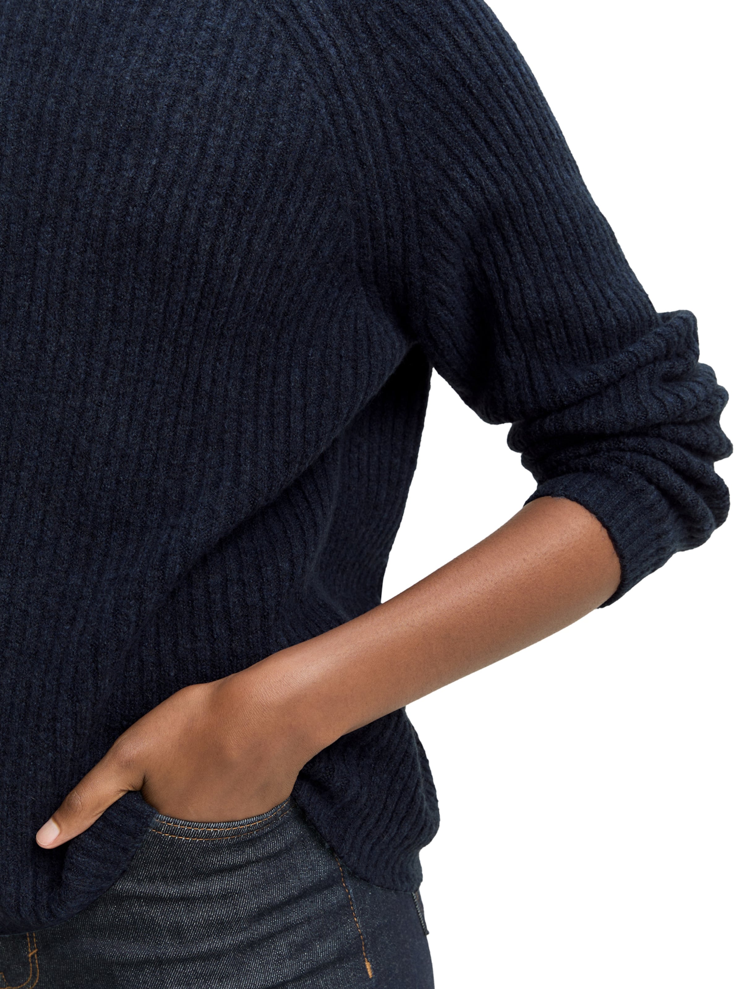 TOM TAILOR DENIM Sweater in Blue