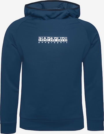 NAPAPIJRI Trui 'Toli Box Hooded' in Blauw: voorkant