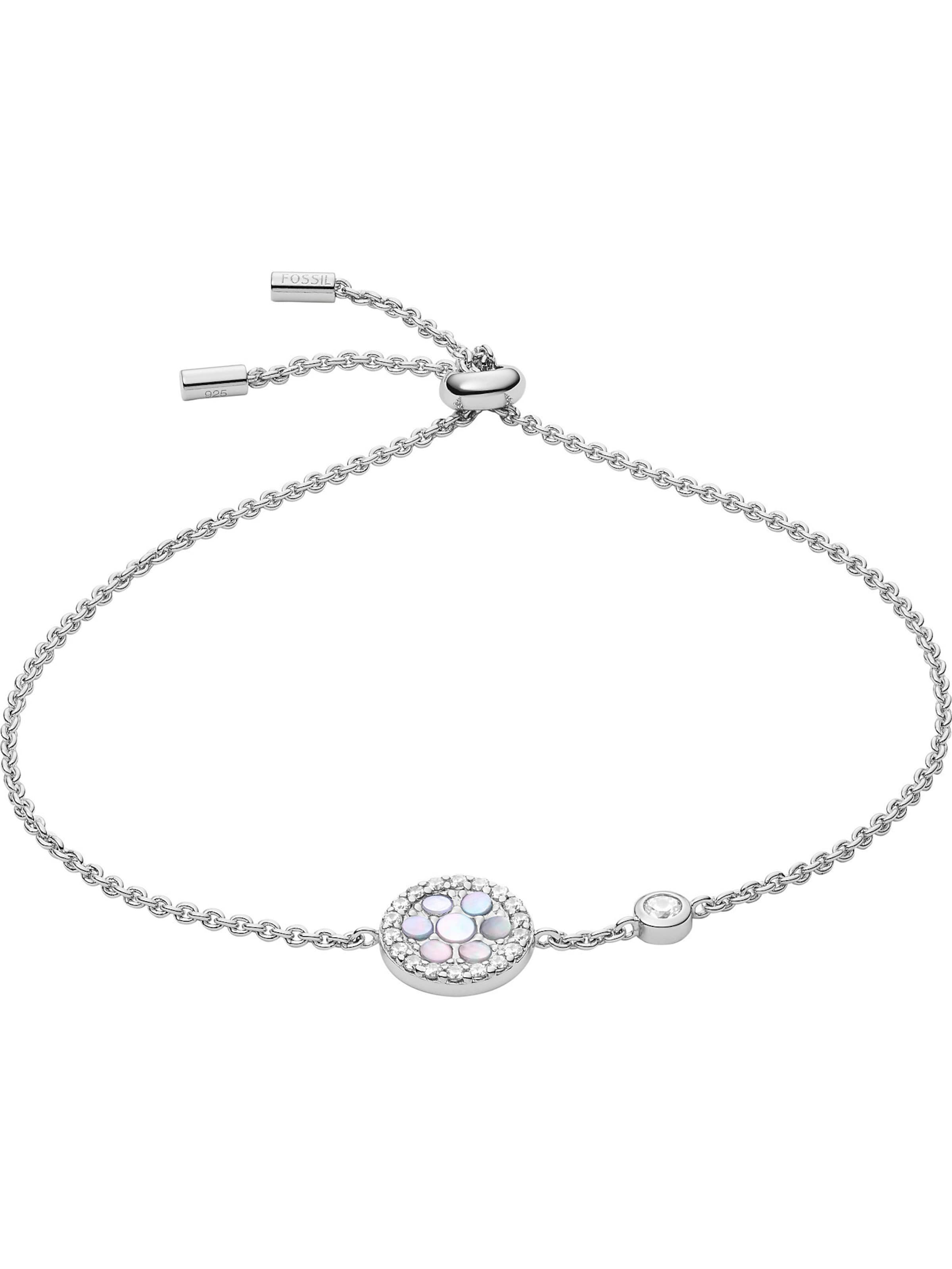 FOSSIL Гривна в сребърно: отпред