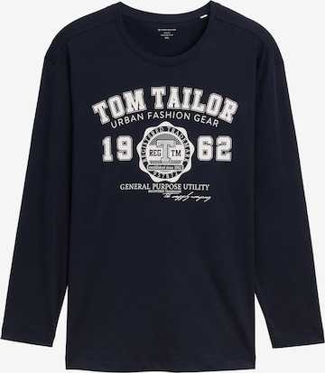 mėlyna TOM TAILOR Men + Marškinėliai: priekis