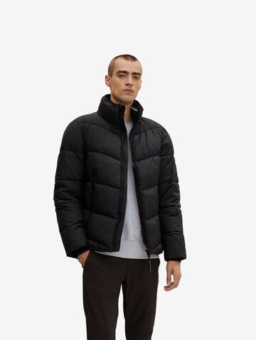 TOM TAILOR Between-Season Jacket in Black