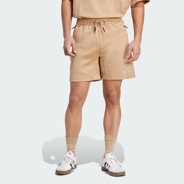 regular Pantaloni sportivi 'Z.N.E.' di ADIDAS SPORTSWEAR in beige: frontale