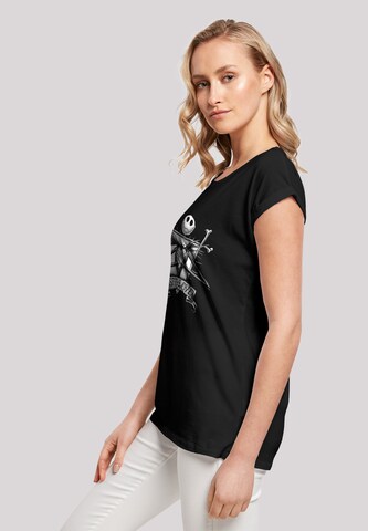 F4NT4STIC Shirt 'Disney The Nightmare Before Christmas Misfit Love' in Black