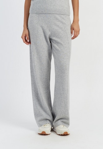 Wide leg Pantaloni 'Basics' di Chinti & Parker in grigio: frontale