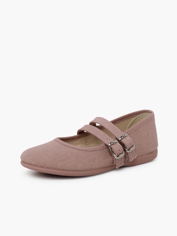 Ballerines Pisamonas en rose : devant