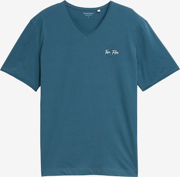 TOM TAILOR Shirt in Blue: front