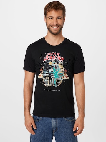 EINSTEIN & NEWTON Shirt 'WEIRD TRIP' in Black: front