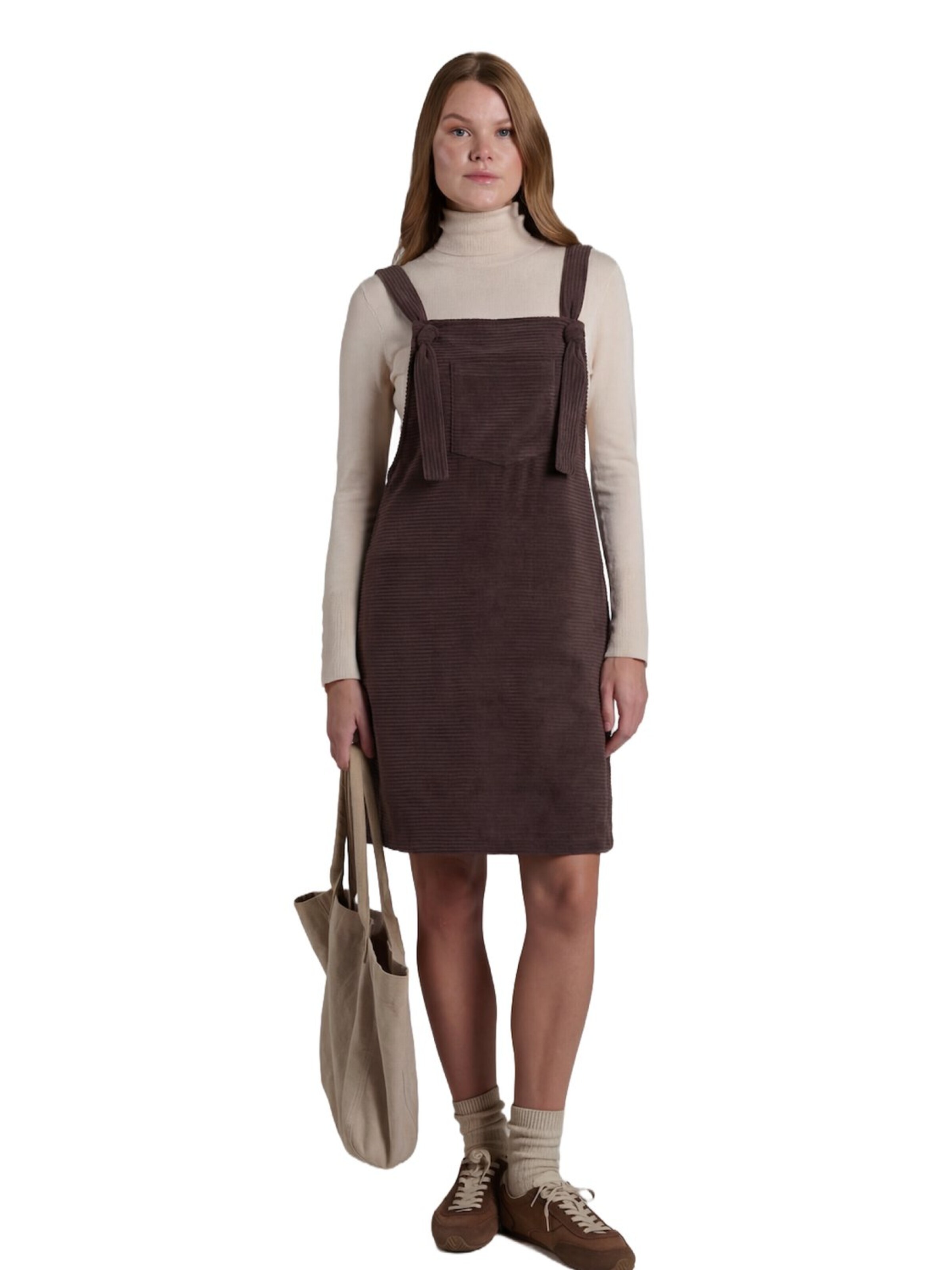 LYN MAMA Overgooier in Bruin: voorkant