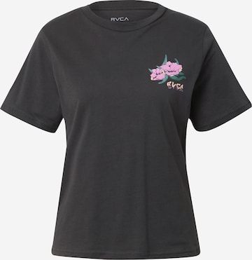RVCA T-shirt 'WILDFLOWER' i svart: framsida