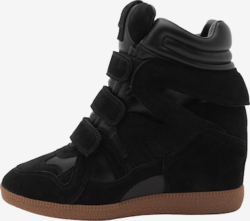 Sneaker înalt 'Mavis' de la STEVE MADDEN pe negru: față