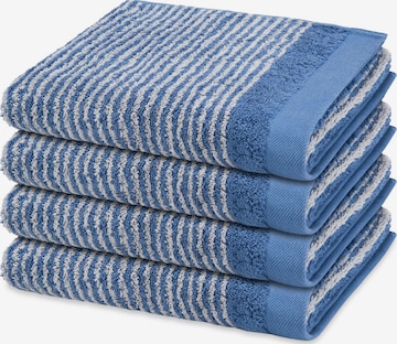 ROSS Towel 'Stripes' in Blue: front