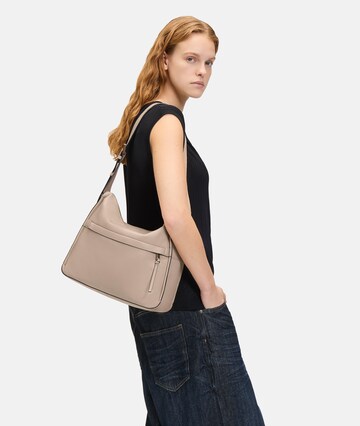 Borsa a spalla di Liebeskind Berlin in beige: frontale