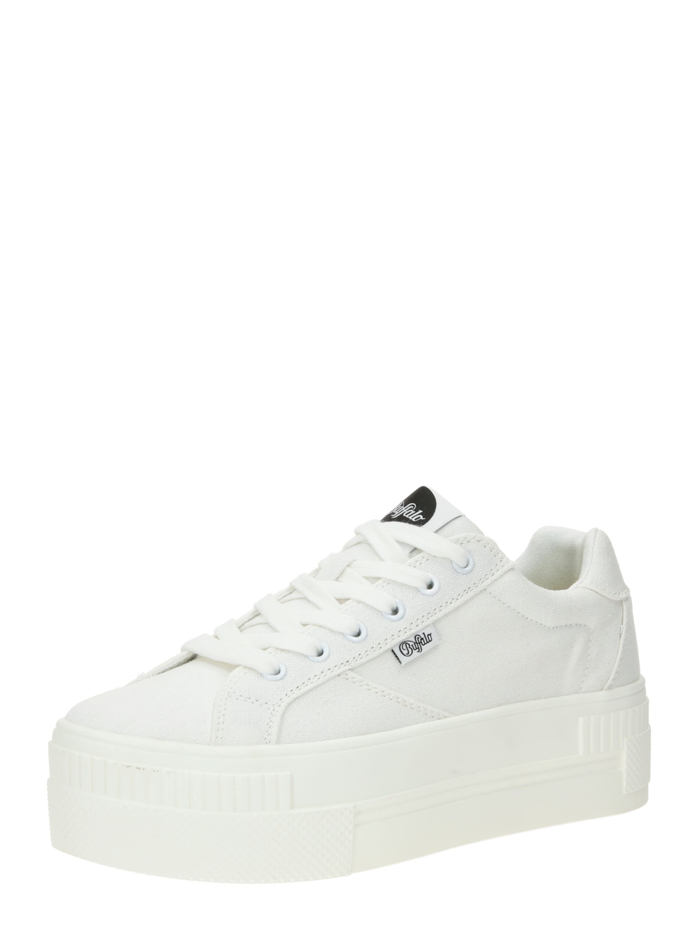 BUFFALO Σνίκερ χαμηλό 'Paired' σε λευκό: μπροστά