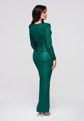 Robe de soirée Ombre en vert