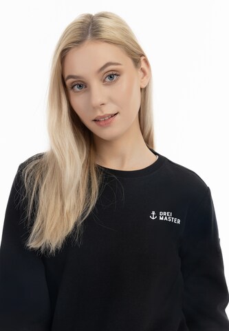 DreiMaster Maritim Sweatshirt 'Kilata' in Schwarz