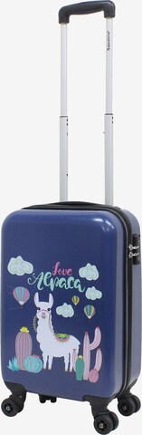 Saxoline Suitcase 'Lama' in Blue