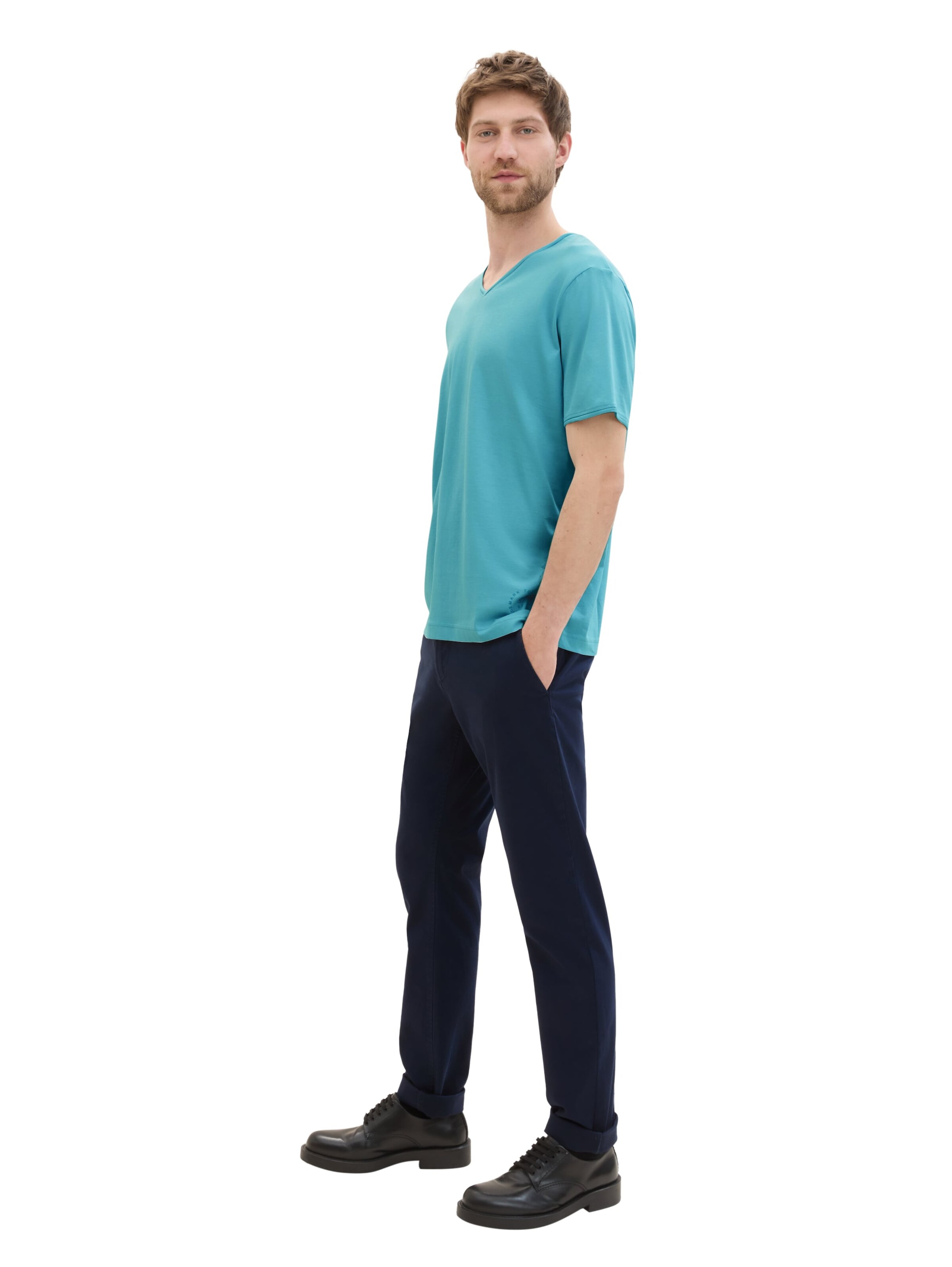TOM TAILOR Slimfit Hose in Blau