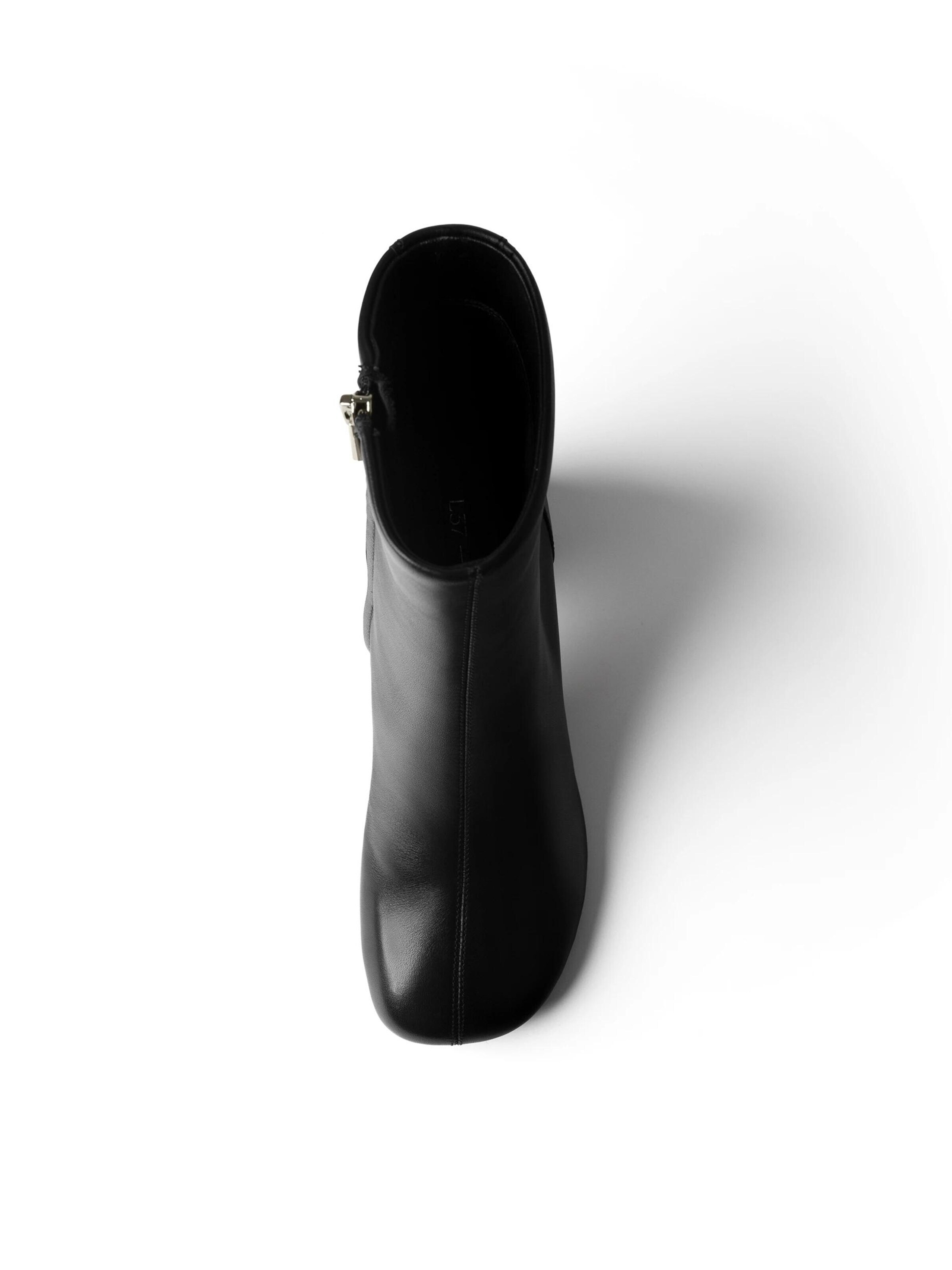 L37 HANDMADE SHOES Bokabakancsok 'MEET ME DOWNTOWN' - fekete