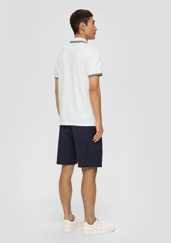 s.Oliver Poloshirt in Weiß: Rückseite