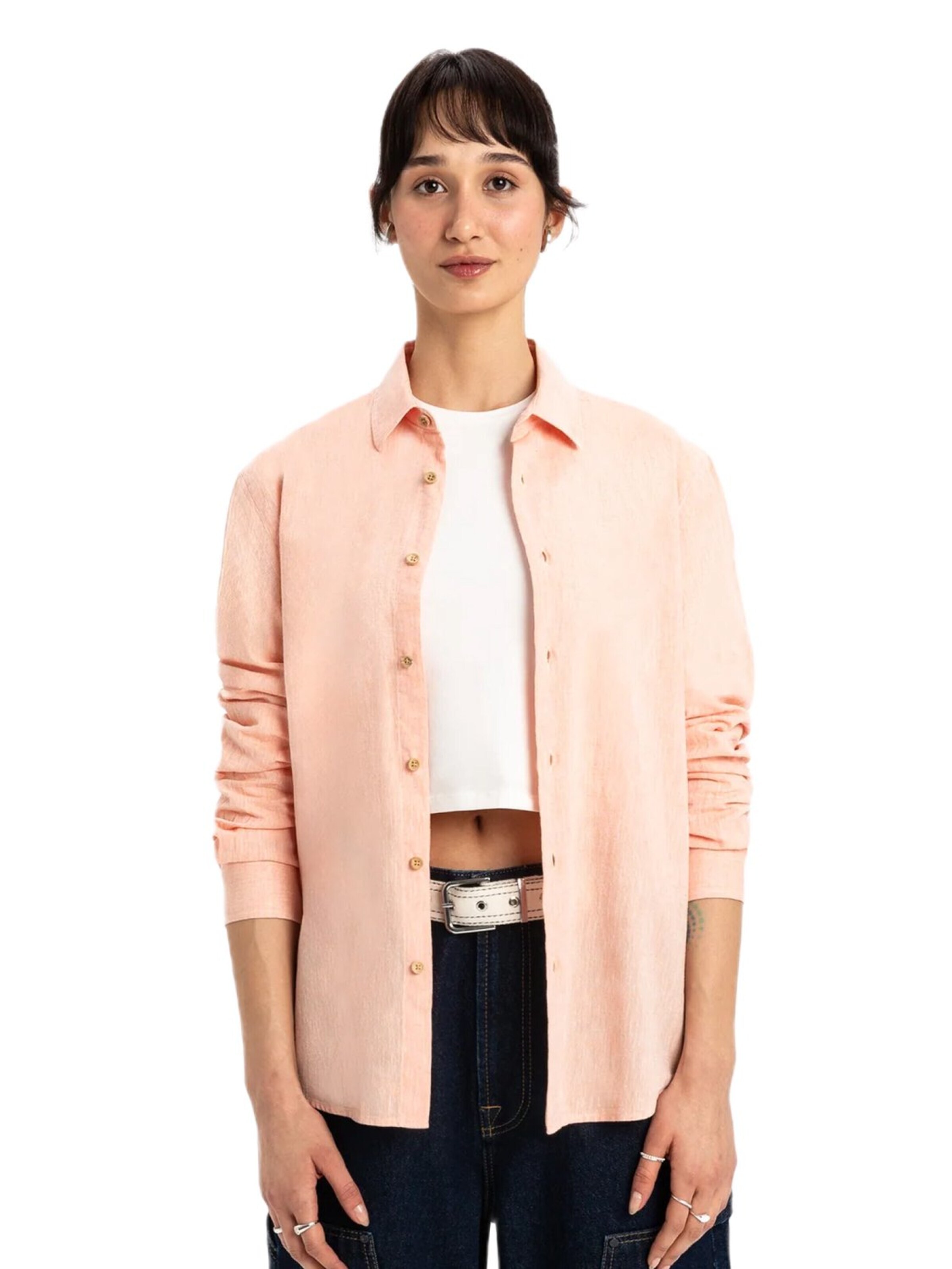 UNIQVIBE Regular fit Blouse in White