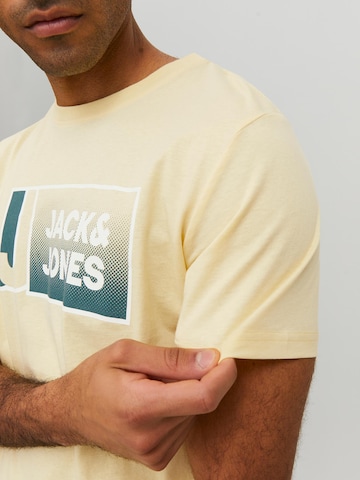 JACK & JONES T-Shirt 'LOGAN' in Gelb