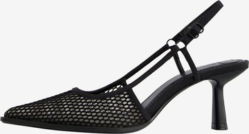 Bershka Slingpumps in Zwart