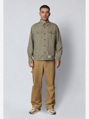 Fat Moose Comfort fit Button Up Shirt 'Arvid' in Green
