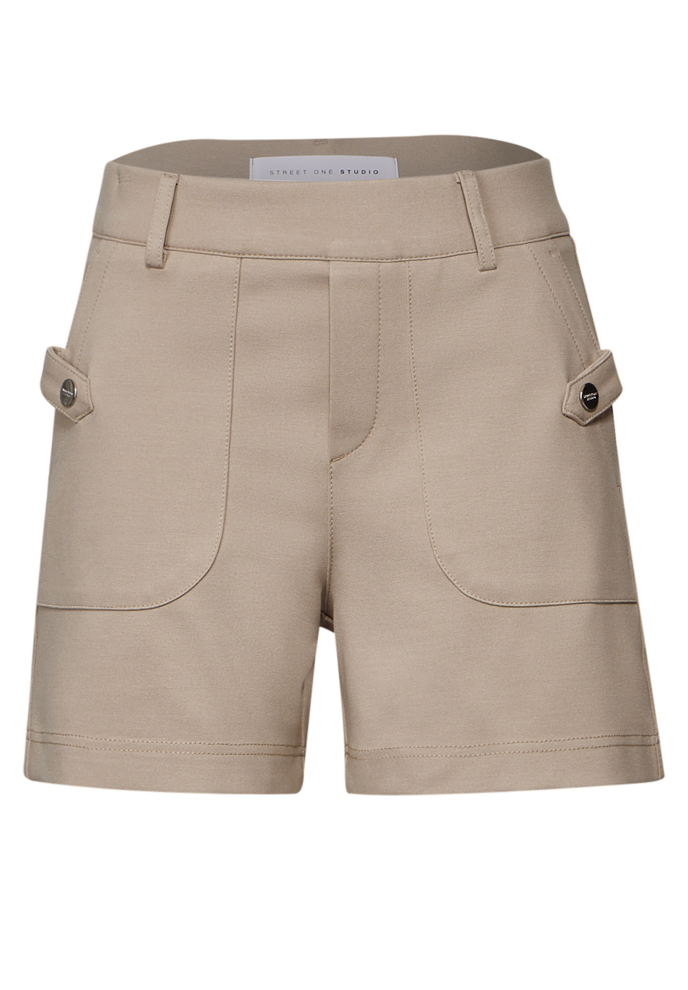 Street One Studio Pants in Beige: front