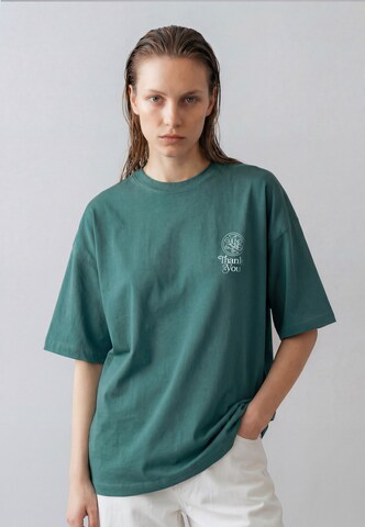 Vertere Berlin Shirt in Groen: voorkant