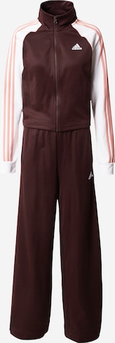 ADIDAS SPORTSWEAR Tracksuit 'Teamsport' in Brown: front