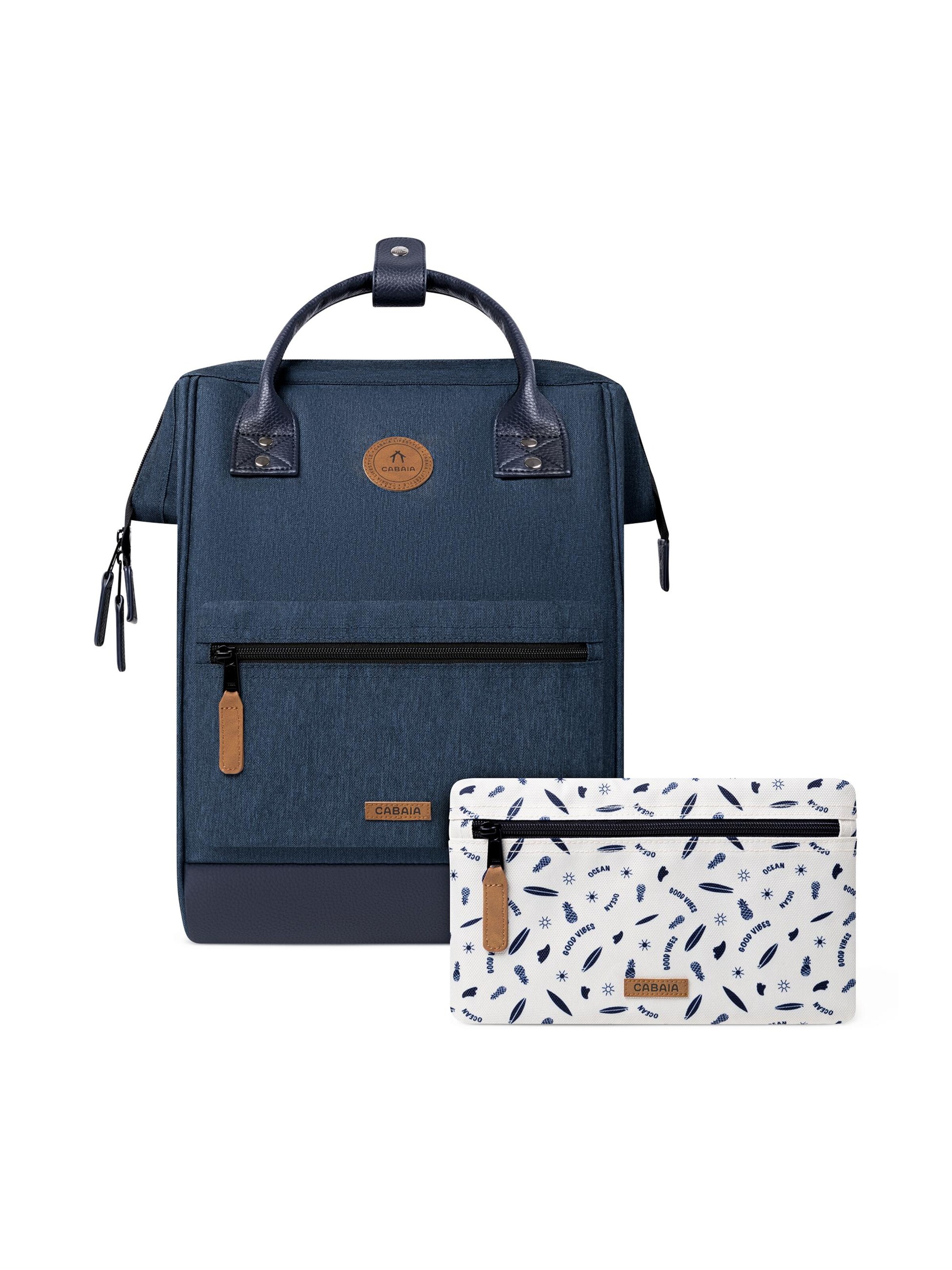 Cabaia Backpack 'Adventurer' in Blue: front