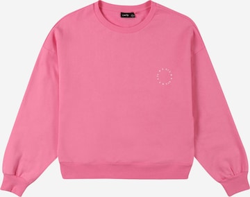 LMTDSweater majica 'KOLID' - roza boja: prednji dio