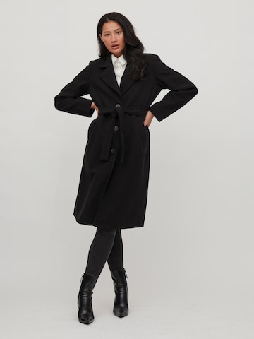 VILA Přechodný kabát 'Poko' – černá: přední strana