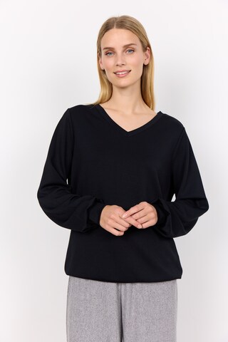 Sweat-shirt 'BANU 194' Soyaconcept en noir : devant