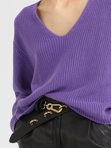 Young Poets Sweater 'Bente' in Purple