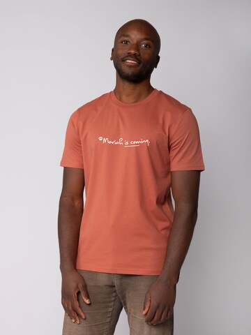 T-Shirt 'Mariah is coming' Watapparel en rouge : devant