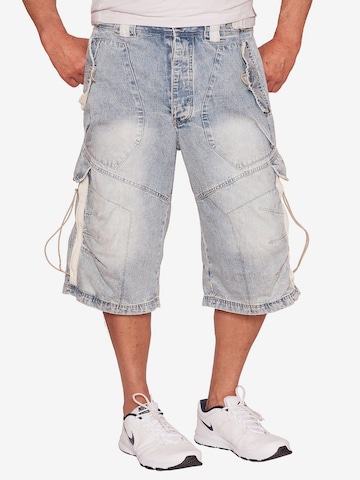 JET LAG Cargojeans 'Evan' in Blau: Vorderseite