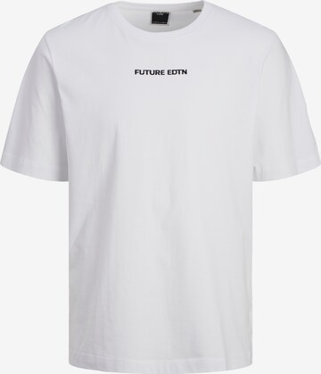 T-Shirt 'Stagger' JACK & JONES en blanc : devant