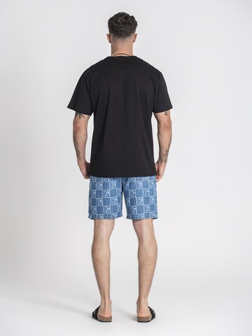 Gianni Kavanagh T-Shirt 'Le Voyage' in Schwarz