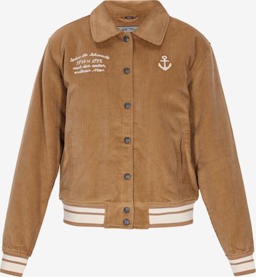 DreiMaster Vintage Tussenjas in Bruin: voorkant