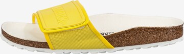 BIRKENSTOCK Pantolette 'Tema' in Gelb