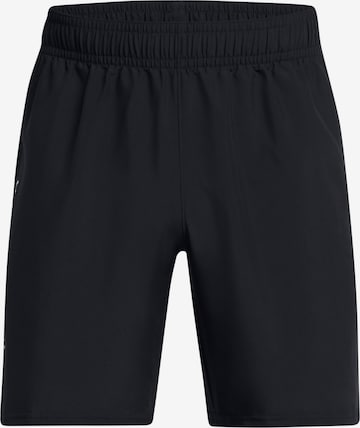 UNDER ARMOUR Sports trousers 'Wordmark' in Black: front