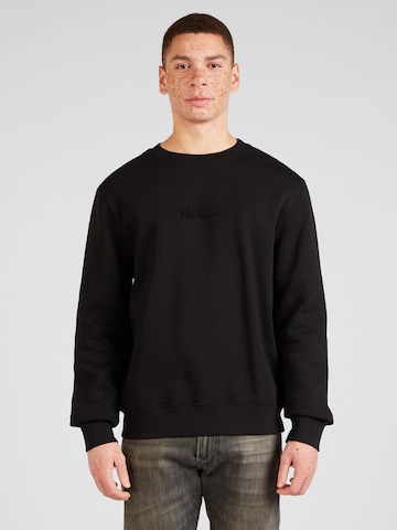 Zadig & VoltaireSweater majica 'SIMBA' - crna boja: prednji dio