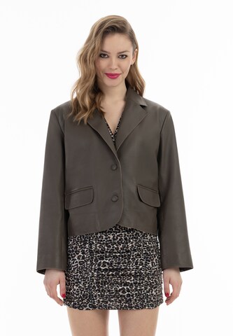 Blazer faina en marron : devant